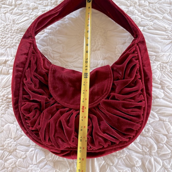 Cami Red Velvet Bag - Picture 9 of 9